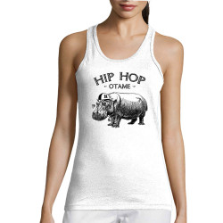 Débardeur femme blanc Hip Hop Otame (Gondrax,Animaux,Humour,Les Bébêtes)
