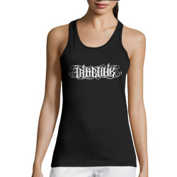Débardeur femme noir Wire Lettering (Diabolik)