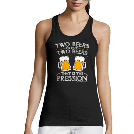 Débardeur femme "Two Beers...
