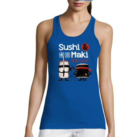 Débardeur femme "Sushi et...