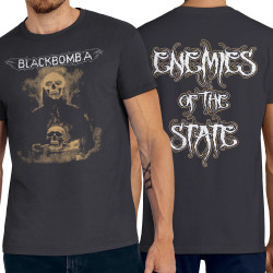 Tee-shirt homme gris souris Black Bomb A - Enemies Of The State (Black Bomb A)