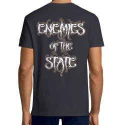 Tee-shirt homme gris souris Black Bomb A - Enemies Of The State (Black Bomb A)