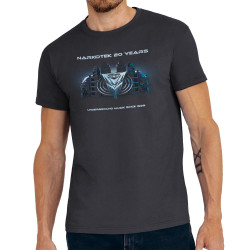 Tee-shirt homme gris souris Narkotek - 20 years (Narkotek)