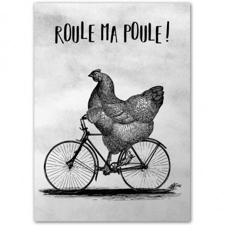 Affiche "Roule ma poule"