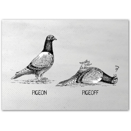 Affiche "Pigeon Pigeoff"