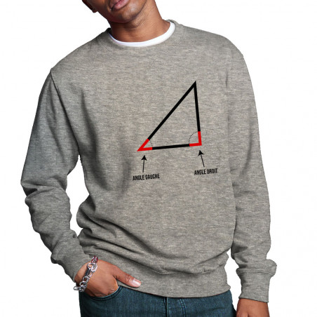 Sweat homme col rond "Angle...