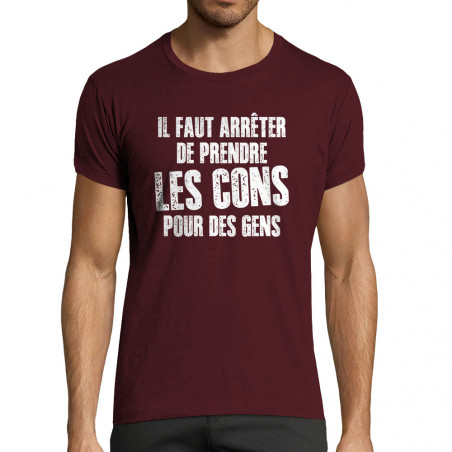 T-shirt homme fit "Il faut...