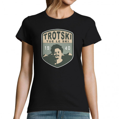 T-shirt femme "Trotski tue...