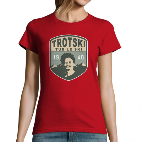 T-shirt femme "Trotski tue...