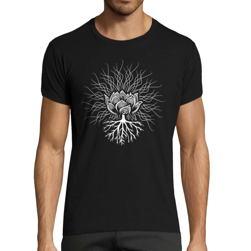 T-shirt homme fit noir Ohm Pagan (Gondrax,Ethnique)
