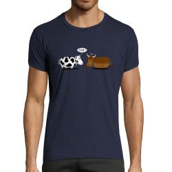 T-shirt homme fit bleu marine Viking (Gondrax,Animaux,Humour)