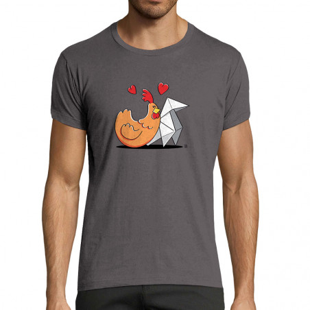 t-shirt homme fit "Chicken...