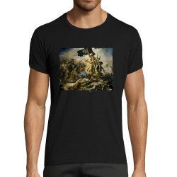 T-shirt homme fit noir Viva la revolution (Gondrax,Humour,Slogans engagés)