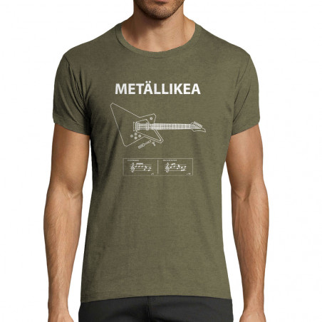 t-shirt homme fit "Metallikea"