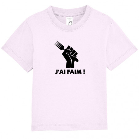 T-shirt bébé "J'ai faim"