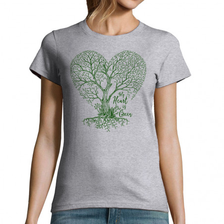 T-shirt femme "Green Heart"