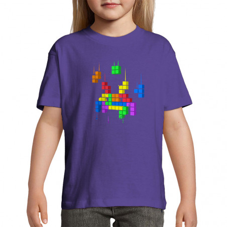 T-shirt enfant "tetris...