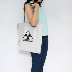 Sac shopping en toile blanc Patroactive (Humour,Slogans Débiles,Paresse)