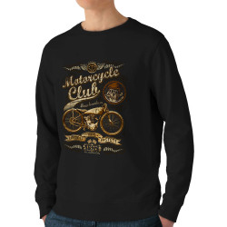 Sweat homme bio col rond noir 1837 - Motorcycle Club (Gondrax,1837,Moto,Steam Punk,Moto)