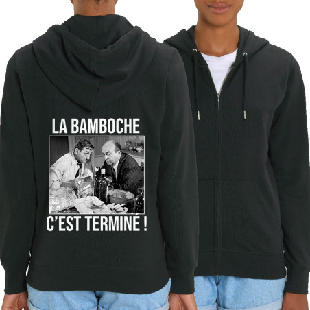 Sweat femme zippé à capuche...