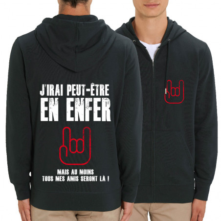 Sweat homme zippé à capuche...