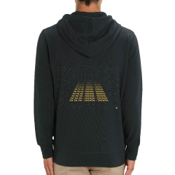 Sweat homme zippé à capuche coton bio noir Tatata Tatata Tatata (Trabe,Humour,Films/Séries,Star Wars)