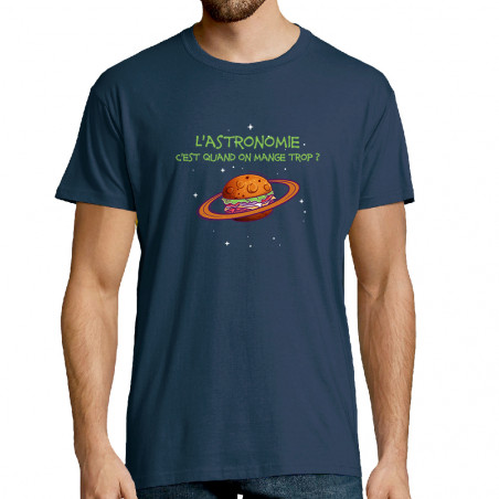 Tee-shirt homme "L'Astronomie"