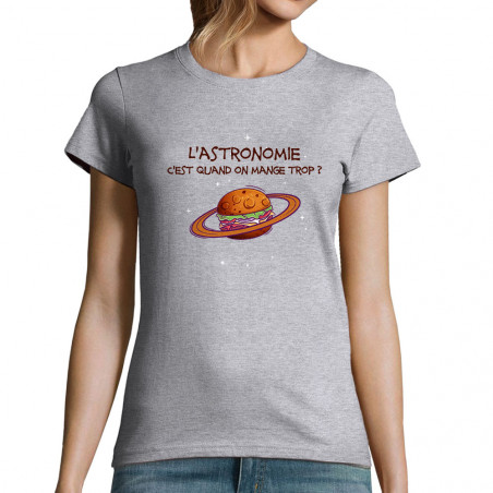 T-shirt femme "L'Astronomie"
