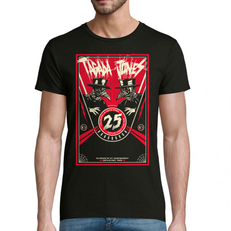 T-shirt homme coton bio noir Tagada Jones - Toujours la même rage (Tagada Jones)