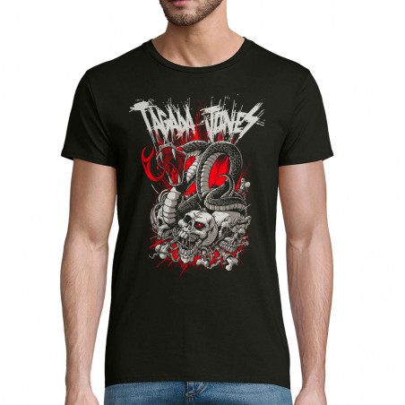T-shirt homme coton bio noir Tagada Jones - 20 ans (Tagada Jones)
