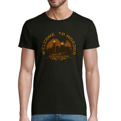 T-shirt homme coton bio noir Welcome to Mordor (Le Duc,Films/Séries)