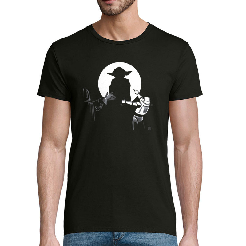 T-shirt homme coton bio noir Dark Ombre (Trabe,Jeux Vidéo / Geek,Films/Séries,Humour,Star Wars)