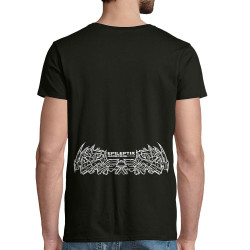 T-shirt homme coton bio noir Epileptik - Spikes (Epileptik)