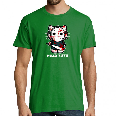 T-shirt homme "Hello Kittu"