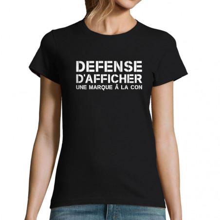 T-shirt femme "Défense...