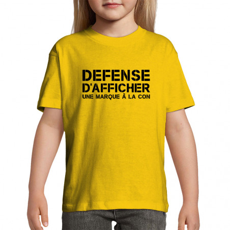 Tee-shirt enfant "Défense...