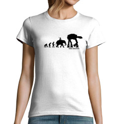 T-shirt femme blanc Dark Evolution (Gondrax,Films/Séries,Evolution,Star Wars)