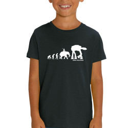 T-shirt enfant coton bio noir Dark Evolution (Gondrax,Films/Séries,Evolution,Star Wars)