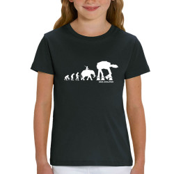 T-shirt enfant coton bio noir Dark Evolution (Gondrax,Films/Séries,Evolution,Star Wars)
