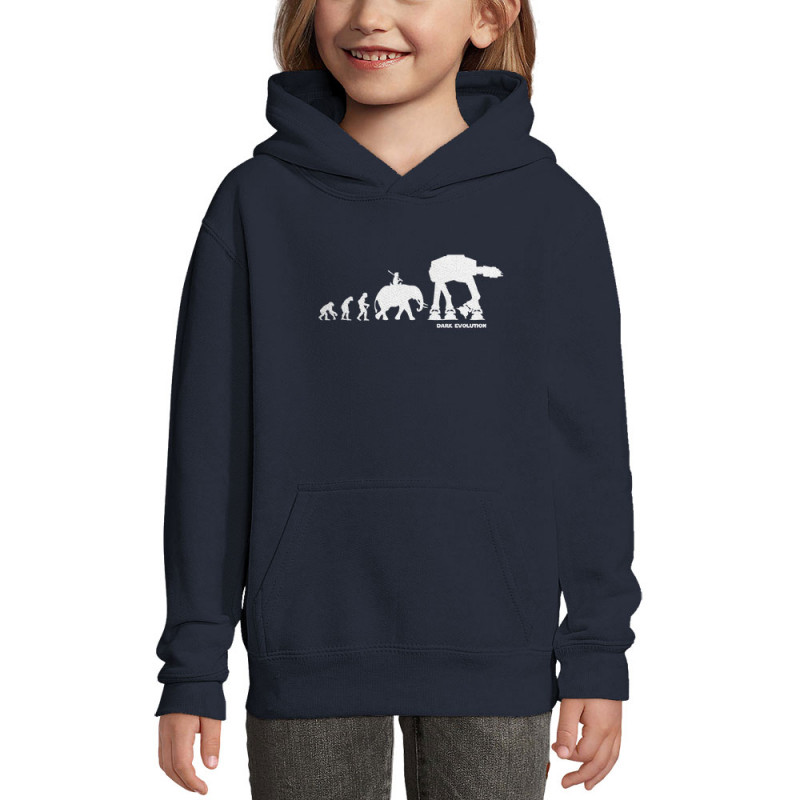 Sweat enfant à capuche bleu marine Dark Evolution (Gondrax,Films/Séries,Evolution,Star Wars)