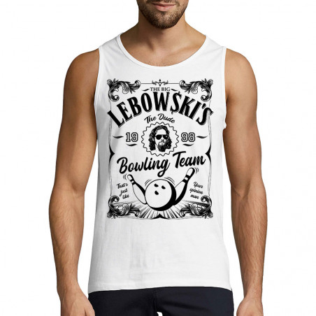 Débardeur homme blanc Big Lebowski (Films/Séries)
