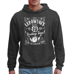 Sweat homme à capuche gris anthracite Big Lebowski (Films/Séries)