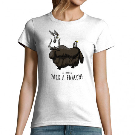 T-shirt femme "Yack à faucons"