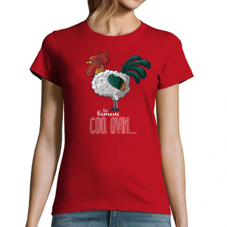 T-shirt femme "Coq ovin"