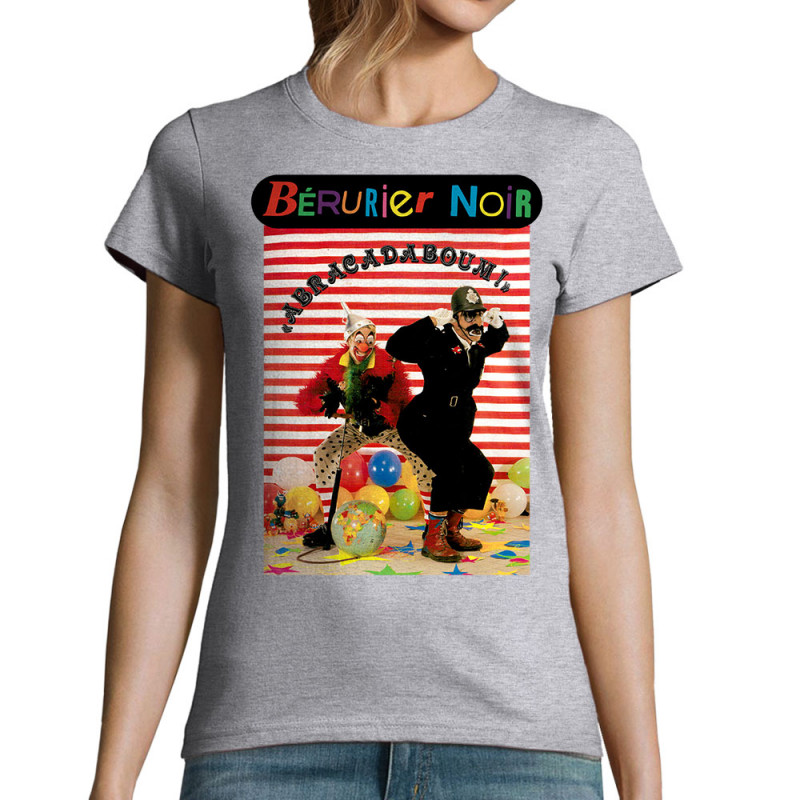 T-shirt femme gris chiné Bérurier Noir - Abracadaboum (Bérurier Noir)