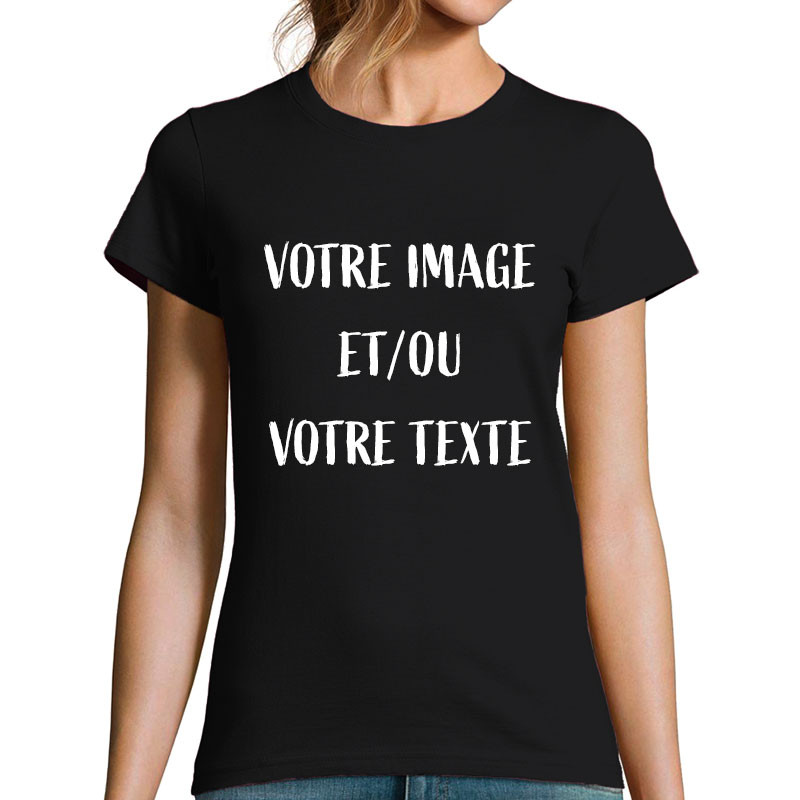 Tshirt de sport bio femme personnalisé