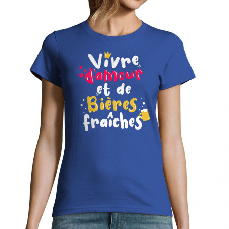 T-shirt femme "Vivre d'amour"