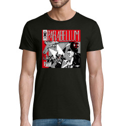 T-shirt homme coton bio noir Parabellum Gratuit (Parabellum)