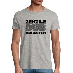 T-shirt homme coton bio gris chiné Zenzile - Dub Unlimited (Zenzile)