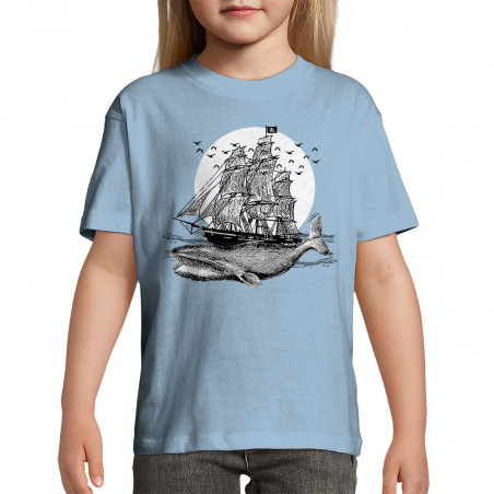 T-shirt enfant "Whale Boat"